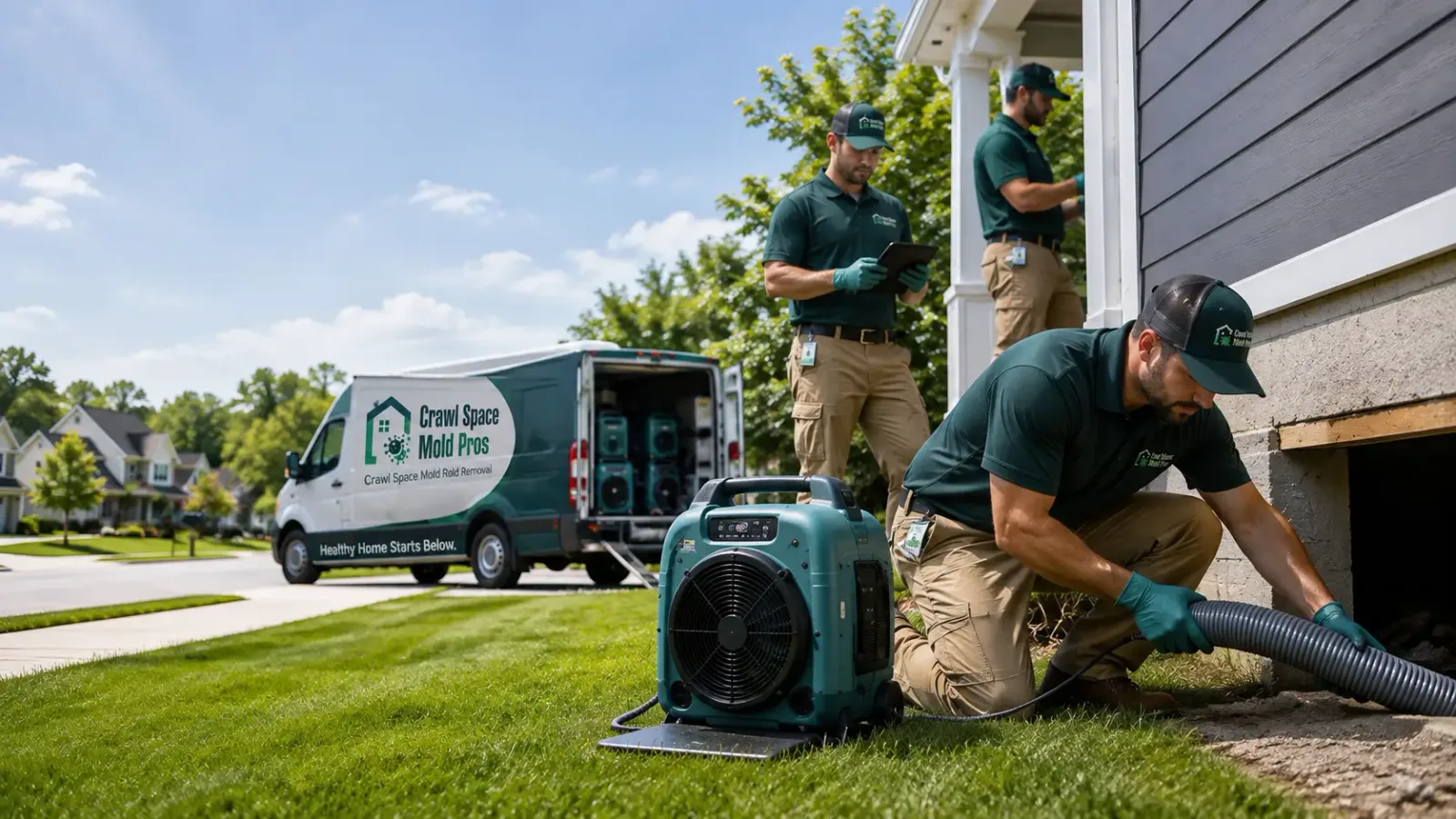 Crawl Space Mold Removal in Culver, IN